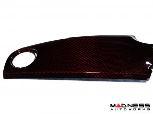 FIAT 500 Custom Dashboard - Carbon Fiber - Red Candy - RHD